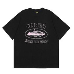 thumbnail for Trendy American-Style Corteiz Alcatraz T-Shirt Short Sleeve Letter Logo Print Unisex Versatile Fashion Tee