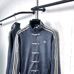 thumbnail for Top Version of Chinese Style Design Silk New Chinese Style Stand Collar Button Jacket Men's Spring Loose Tang Suit Jacket Wear-Resistant