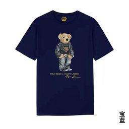 thumbnail for T-shirt bear couple T-shirt short sleeve crew neck unisex print pattern T-shirt unisex