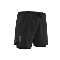 thumbnail for Brand Ready-Made American Basketball Shorts Men's Summer Fake Two-Piece Lining Anti-Exposure Fitness Running Sports Three-Point Pants