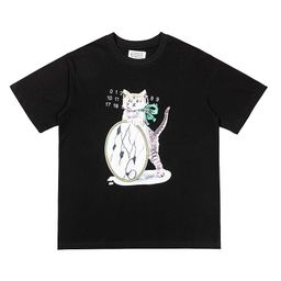 thumbnail for 25SS cross-border high-quality new digital pattern crew neck men's and women's trendy brand short-sleeved cotton casual T-shirt series