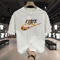 thumbnail for 90% off Special Section | Clearance Bargains | Summer Loose Round Neck Short Sleeve T-Shirts for Couples | Pets