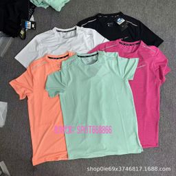 thumbnail for Cross-border explosive sports suit of the same brand, new sports short-sleeved quick-drying crew neck breathable T-shirt casual