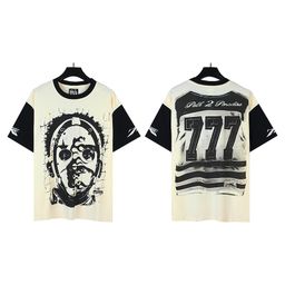 thumbnail for Correct European and American Fashion Brand Hellsta Hip-Hop Printed high quality Cotton Short-Sleeved Men's and Women's Street Fashion Hip-Hop T-Shirt