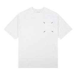 thumbnail for M Brand Short-Sleeve T-Shirt, American Retro Letter Design, Unisex, Summer New Style, Unique Loose Fit, 260g