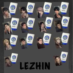thumbnail for Han Man Lezhin Small Card 2025 Taiwan Calendar Poster Same Small Card Peripheral Photo Spell Wild Painting Collection Ghost Nocturne