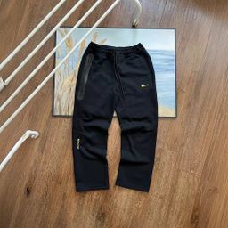 thumbnail for Nocta Co-Branded Series Small Hook Woven Cotton Straight Pants Casual Sports Pants Couple Style