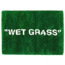 thumbnail for Tide brand green wet grass wetgrass cashew flower offwhite joint ow living room bedroom carpet ingot