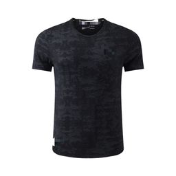 thumbnail for Logotipo da marca de seda gelo estiramento pista e campo camiseta de manga curta masculina verão solto respirável secagem rápida esportes casual topo na moda