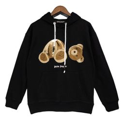 thumbnail for High version PALM guillotine hooded sweatshirt bear hoodie couple long sleeve men's and women's jackets high street tide ange