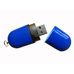 thumbnail for ABS flat tablet USB drive shell, plastic USB drive shell, plastic tablet USB drive shell—logos can be made