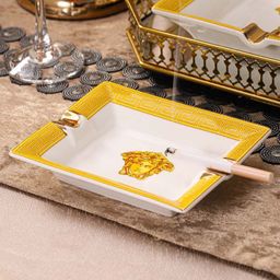 thumbnail for Factory a generation of ceramic ashtray European KTV cigar ashtray LOGO living room luxury large personality Europe