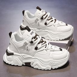 thumbnail for Spring Men&#039s Shoes 2024 New Breathable Shoes Men&#039s Fashionable All-match Height-increasing sneaker Casual Torre Shoes Men