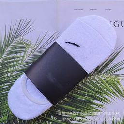 thumbnail for New Tommy men's and women's invisible low-top sports shallow boat socks spring and summer ins tide brand simple casual women's socks