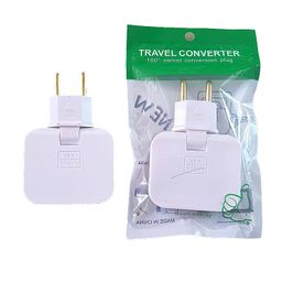 thumbnail for Cross-border one-turn three-euro converter plug can be rotated 180 degrees socket European Russian converter socket
