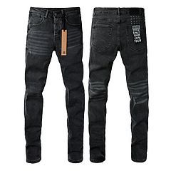 thumbnail for In stock: Straight Leg Ripped Stretch American High Street Casual Men's Jeans in Stock