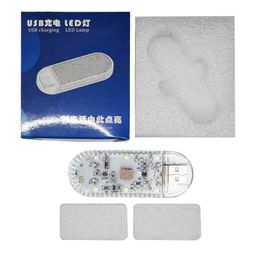 thumbnail for Cross-border car touch light, USB wireless foot-mounted light, flashing airplane light, backup lighting, colorful decorative police