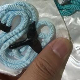 thumbnail for European and American whale tail multi-color woven bracelet with double hook buckle, adjustable trendy fashion couple student eco-friendly bracelet