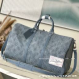thumbnail for 2025 New Bag Tote Bag Niche Design 3D Embossed Denim Light Luxury Versatile Commuter Crossbody Bag