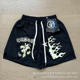 thumbnail for Cross-border foreign trade Europe and the United States Hellstar Hell Star summer leisure sports men&#039;s and women&#039;s pants with beach shorts