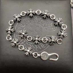 thumbnail for Croda Bracelet S925 Standard Pure Silver Sword Cruciferous Bracelet for Men and Women European and American Vintage Couple Dagger Chain
