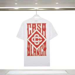 thumbnail for 2026 Cross-Border 260g Casablanca Short-Sleeve Spring/Summer New Style Painted Print Casa Unisex Short-Sleeve Shirt