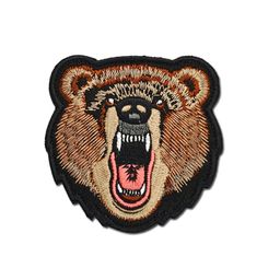 thumbnail for Embroidered Velcro patches, sharks, hyenas, pandas, animal avatars, badges, beast armbands, clothing, backpacks, accessories