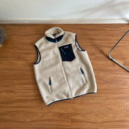 thumbnail for Cross-border Bata PatagClassic Retro faux lambswool stand-up collar polar fleece zipper warm vest jacket