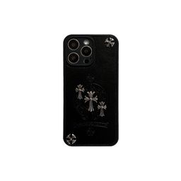 thumbnail for Cross-Shaped New Trendy Brand Crow Heart Suitable for Apple 16 Pro Max 17/13/12 Full Coverage 16 Phone Case High-End