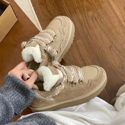 thumbnail for Sangpo's New Low-Cut Mel Goatskin All-In-One Mel Casual Low-Cut Women's Wool Boots Highland Snow Boots