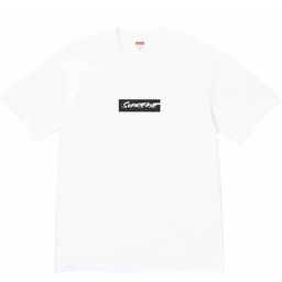 thumbnail for Street American Fashion Brand BOX Short tee Cross Classic Los Angeles Cashew Letters Short-sleeved T-shirt Loose TEE