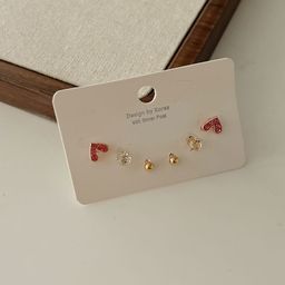 thumbnail for Set of 6! Shopkeeper super push! Exquisite suit Earrings Niche Design Sense Earrings for Women High-end Sense Earrings for Women