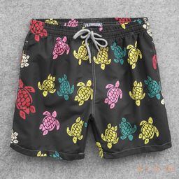 thumbnail for Summer New Men&#039;s Beach Pants Wholesale Quick-Drying Quarter Beach Pants Sports Home Fitness Casual Pants Floral Pants