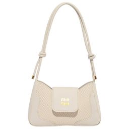 thumbnail for Bolsa crescente retrô francesa para mulheres 2025 nova moda elegante simples elegante bolsa quadrada pequena de ombro único transversal.