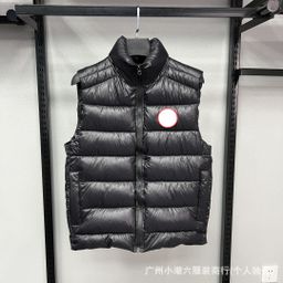 thumbnail for Cross-border supply: big goose vest, classic shiny cotton clothes, vests, bread clothes, men's and women's comfortable, warm and cold-proof jackets