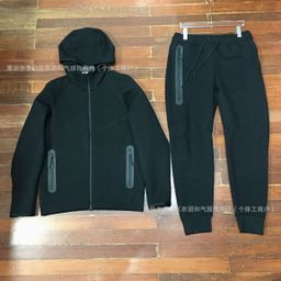 thumbnail for 2025 Spring and Autumn New Sportssuit Men's Knitted Casual Hooded Cardigan 922 Jacket and 002 Sweatpants