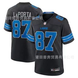 thumbnail for NFL Lions American cross-border football uniform jersey embroidery second generation training suit foreign trade wholesale
