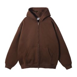 thumbnail for ARTIE Men's 2026 Autumn/Winter New Fleece-Lined Thickened 350g American Trendy Zipper Men's Sweatshirt and Pants Set
