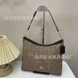 thumbnail for Fashion Crossbody Bag Women's New Simple Casual Retro Tote Bag New Women's Alphabet Elegant All-match Shoulder Bag