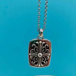 thumbnail for Ch Crouch Retro Cross Six-Pointed Star Square Brand Dark Magic Sword Pendant Necklace Fashion Trendy Unisex