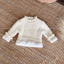 thumbnail for Female baby baby girl winter fleece exquisite blue butt jacket cute love plush thickened overalls