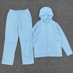 thumbnail for Spring and Autumn 25 New Sports Air Layer Hooded Jacket Jacket Sweatpants 454 and 461