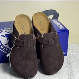 thumbnail for 2025 explosive new toe sandals for men and women wear lazy half slippers with cork soles