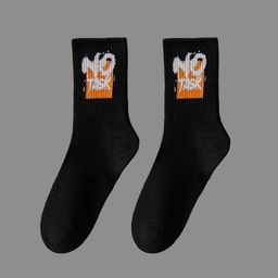 thumbnail for Zhuji meias de tamanho grande, meias esportivas masculinas, meias de basquete absorventes de suor, outono e inverno, meias de tubo médio, atacado feminino