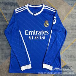 thumbnail for 2526俱乐部足球服长袖球衣皇马10号姆巴佩利物浦运动服皇马同款