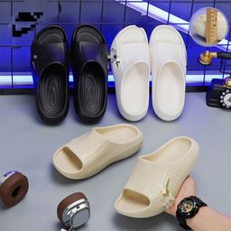 thumbnail for 2025 Men's Summer Trendy Slippers for Outdoor Wear, Non-Slip and Wear-Resistant Rubber, Sports Shoes for Men with a Sense of Stepping on Shit, Beach Sandals