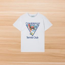 thumbnail for Casablanca Casablanca Short Sleeve Heavy 260g American Fashion Brands Niche Loose High Street T-shirt