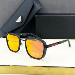 thumbnail for PRA Pujia Cross-border Simple All-match Classic Men's and Women's Fashion Large Frame Mirror Outdoor Sports Round Sunglasses Sunglasses