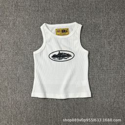 thumbnail for Corteiz Cross-border American fashion brand Alcatraz High Street Summer Women's Personality Cropped Slim Vest Basics