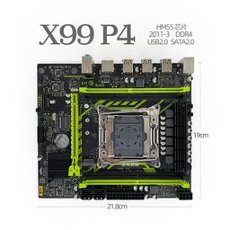 thumbnail for Yingjie X99-P4 2011-3 motherboard desktop ECC server DDR4 X99 2660V3 2680V4